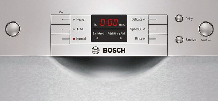 bosch dishwasher fault code e09